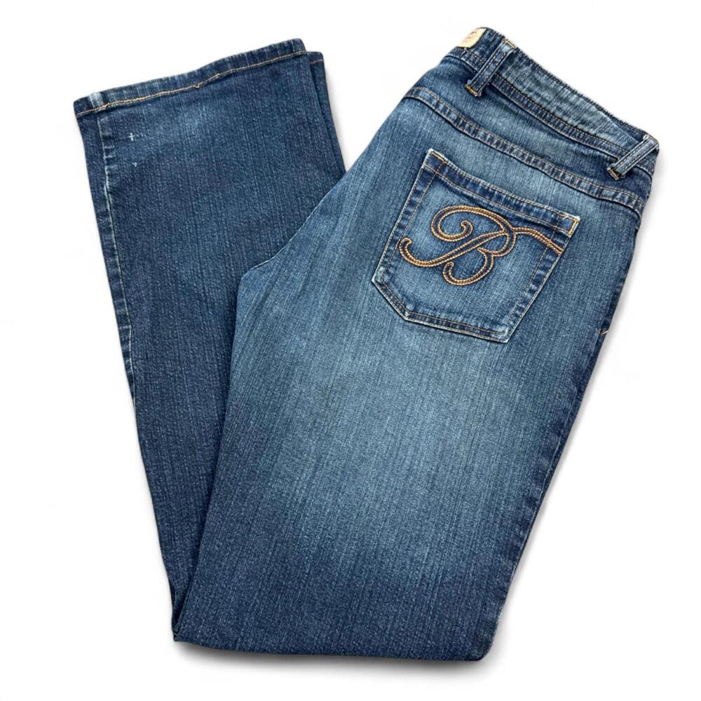 Apple Bottoms Blue Denim Jeans with Embroidered Pocket B